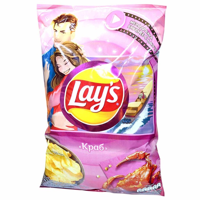 Чипсы Lay's вкус краба 225гр м/у