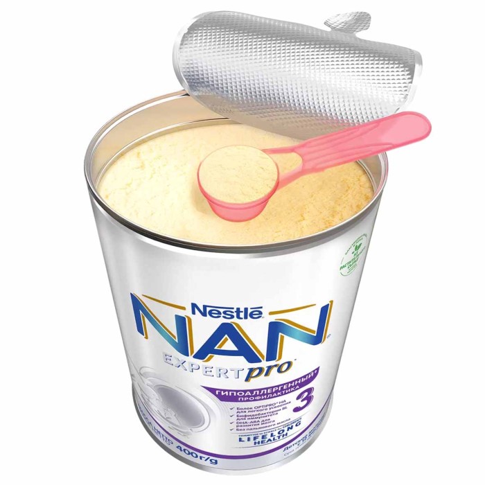 Смесь Nan 3 гипоаллергенный с 12мес 400гр пэт
