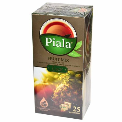 Чай Piala Lux Fruit Mix черный 25пак к/у