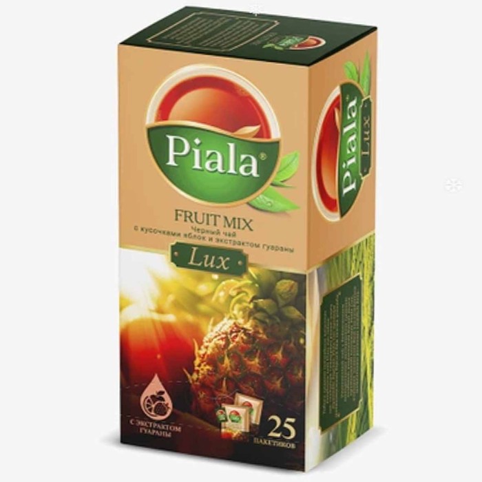 Чай Piala Lux Fruit Mix черный 25пак к/у