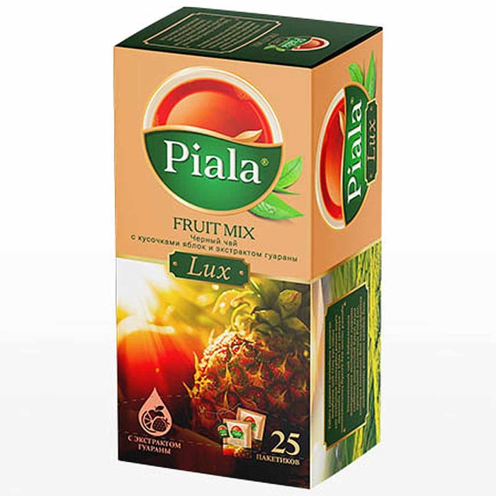Чай Piala Lux Fruit Mix черный 25пак к/у