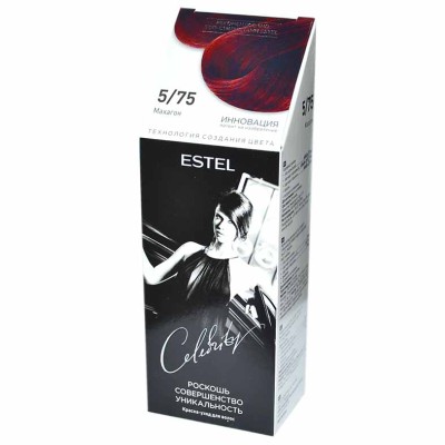 Краска-уход для волос Estel Celebrity 5/75 Махагон 125мл к/у