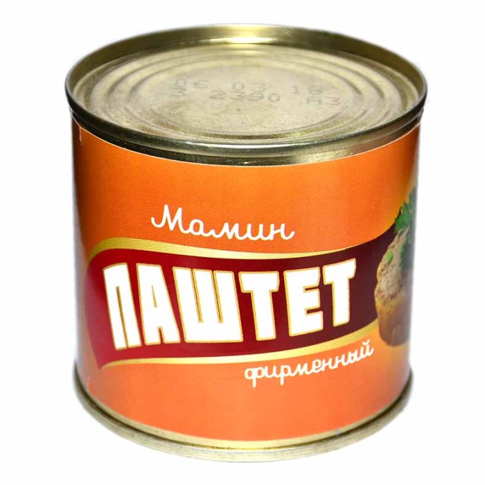 Паштет Мамин паштет печеночный с куриной печенью 250гр ж/б