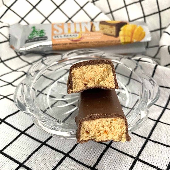 Батончик протеиновый Bionova Shiny вкус персик-манго 40гр м/у
