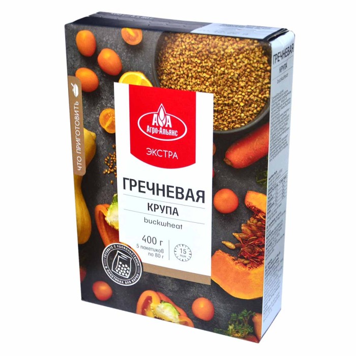Крупа гречневая Агро-Альянс 5*80гр к/у