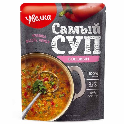Суп Увелка Бобовый 150гр д/п