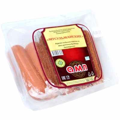 Сардельки АМП Мусульманские 510гр м/у