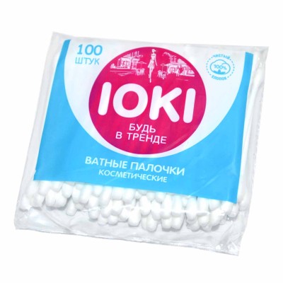 Палочки ватные Ioki 100шт м/у