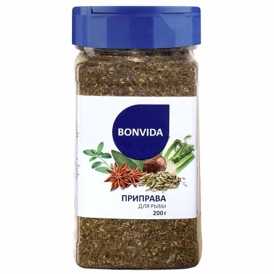 Приправа Bonvida для рыбы 200гр пэт