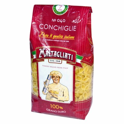 Макароны Maltagliati ракушка мелкая №040 450гр м/у