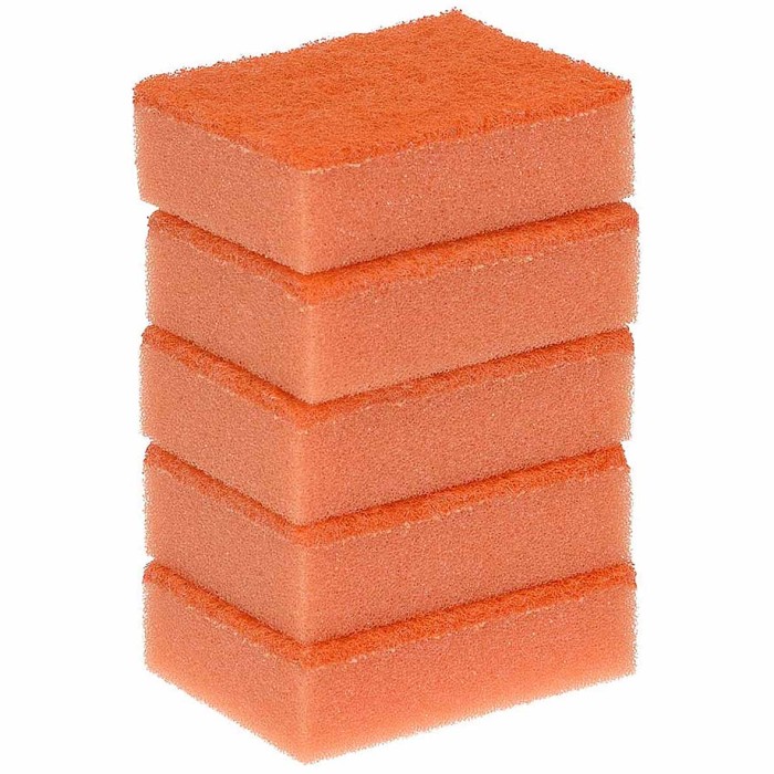 Губки для посуды Tutto оранжевые 5шт м/у арт17785