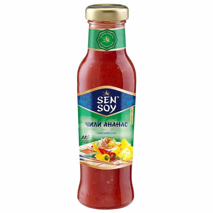 Соус Sen Soy тайский Чили-ананас 330гр ст/б