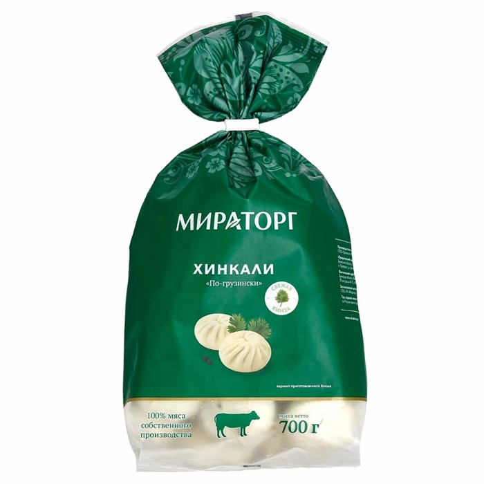 Хинкали Мираторг по-грузински 700гр м/у