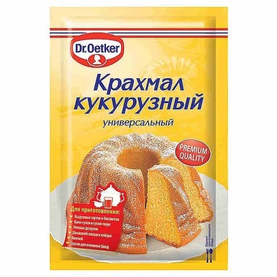 Крахмал Dr.Oetker кукурузный 100гр м/у