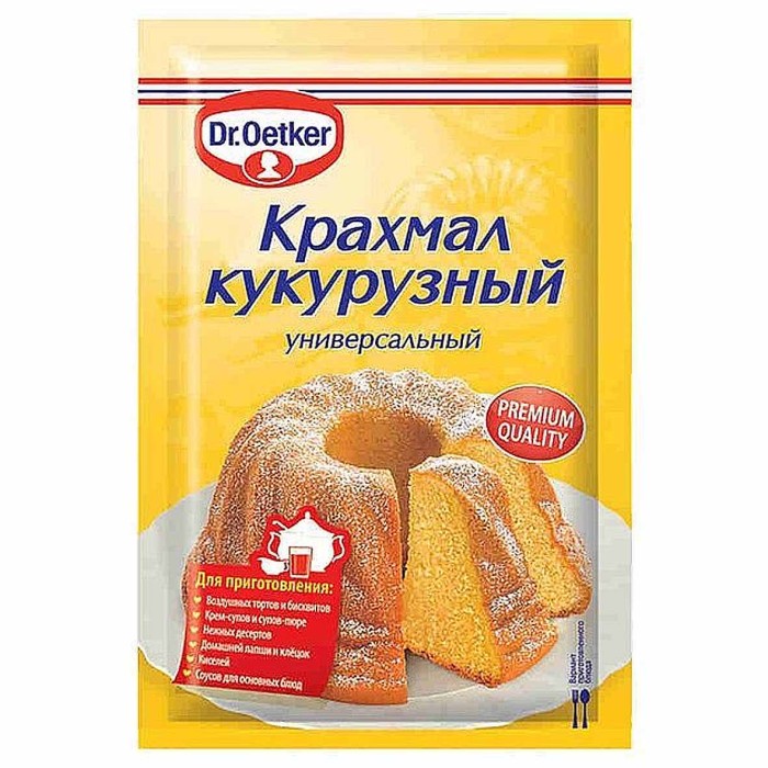 Крахмал Dr.Oetker кукурузный 100гр м/у