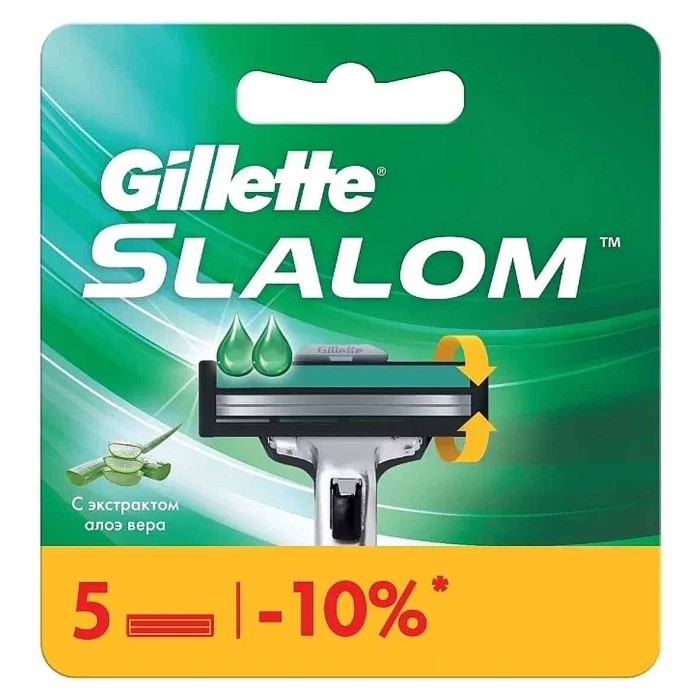 Касеты сменные Gillette Slalom 5шт к/у