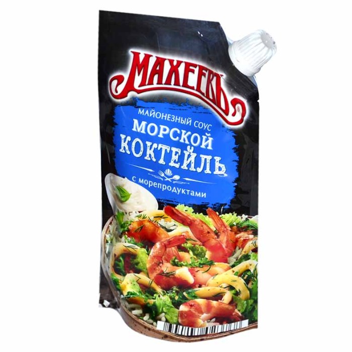 Соус Махеевъ Морской коктейль 50,5% 200гр д/п