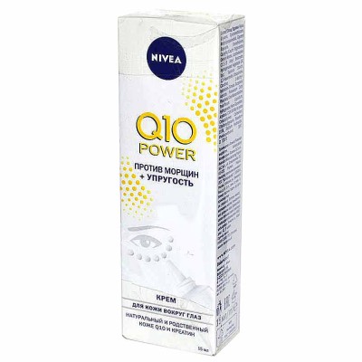 Крем для контуров глаз Nivea Q10 plus 15мл пэт
