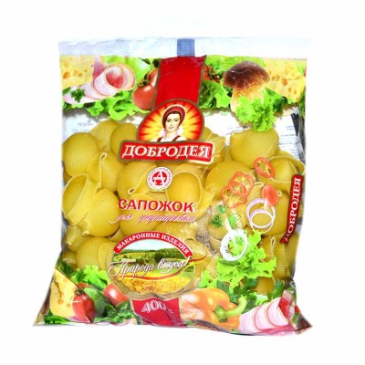 Макароны Добродея сапожок 400гр м/у