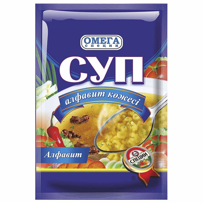 Суп Омега Алфавит 60гр м/у