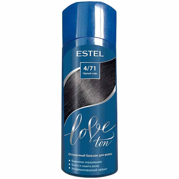 Бальзам оттеночный для волос Estel Love ton Черный кофе 4/71 150мл пэт