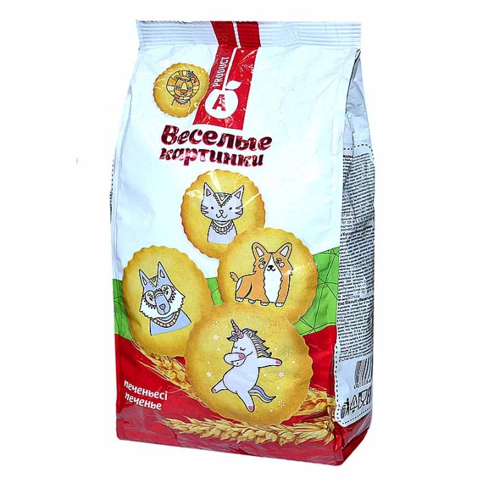 Печенье A-Product Веселые картинки 300гр м/у