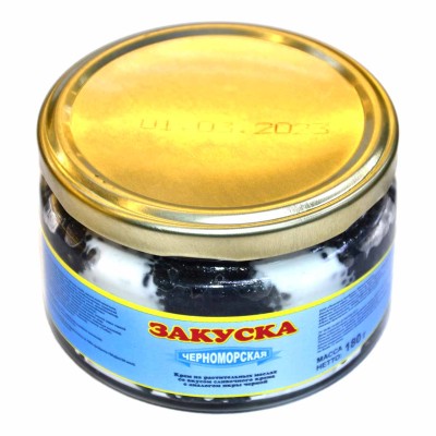 Крем Дары моря Закуска черноморская 180гр ст/б