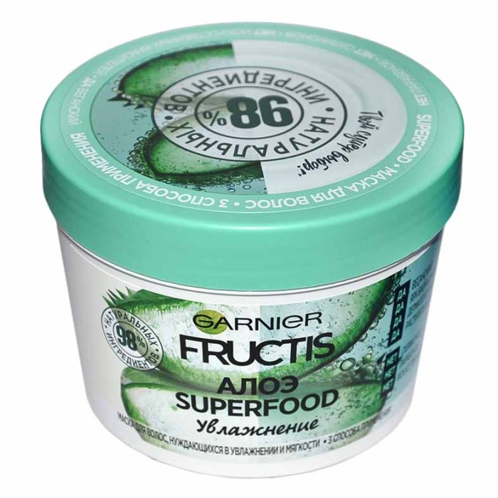 Маска для волос Fructis Superfood Алое 390мл пэт