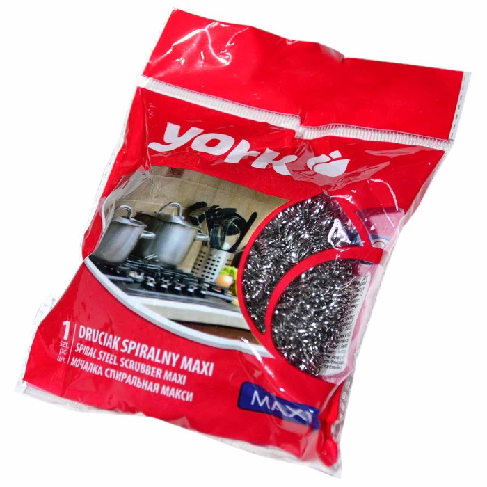 Губка для посуды York Maxi спиральная 1шт 0201 к/у