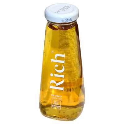 Нектар Rich яблочный осветленный 0,2л ст/б
