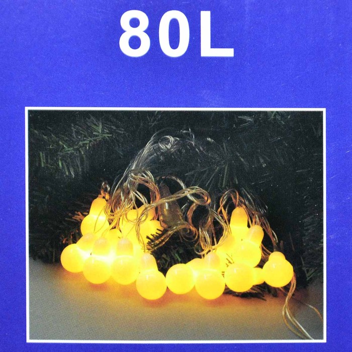 Украшение новогоднее Гирлянда Edgeuos 8м 80L артNO.F23 №9