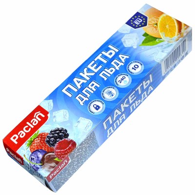 Мешочки Paclan для приготовления ледяных кубиков 10*24шт