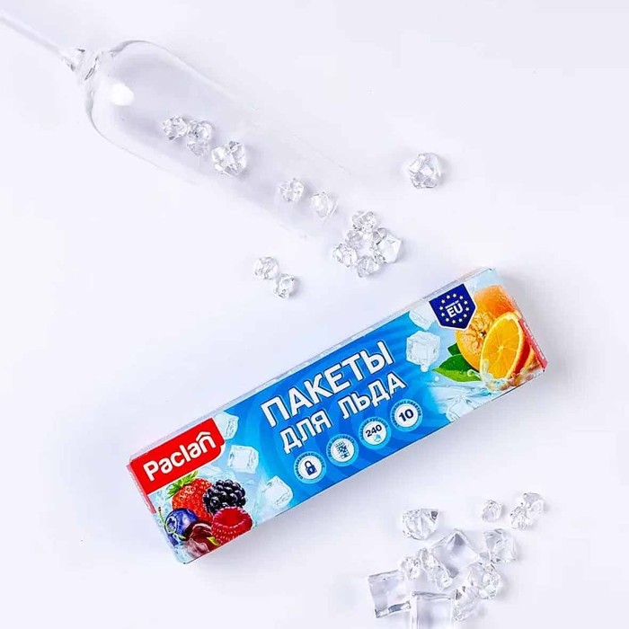Мешочки Paclan для приготовления ледяных кубиков 10*24шт