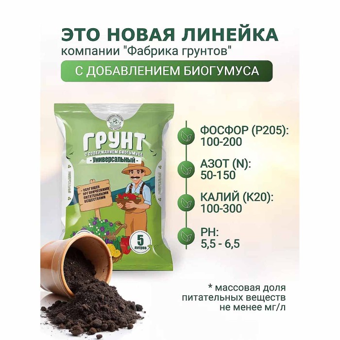 Почвогрунт Магия роста универсальный б/т 5л м/у