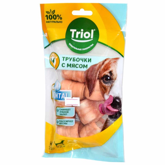 Лакомства для собак DENTAL трубочки - мини жевательные к/у