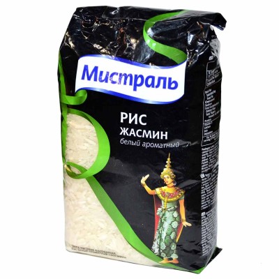 Крупа рис Мистраль Жасмин 500гр м/у