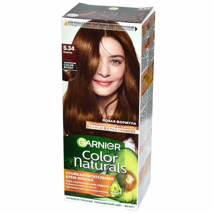 Краска для волос Garnier Color Naturals 5.34 Корица  к/у