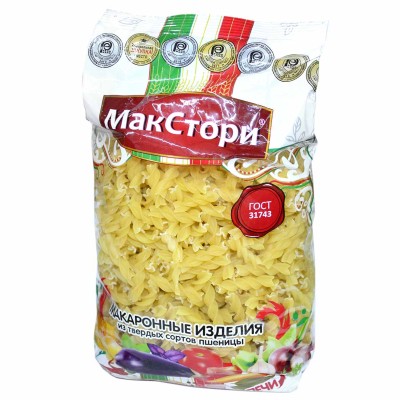 Макароны МакСтори Спираль 400гр