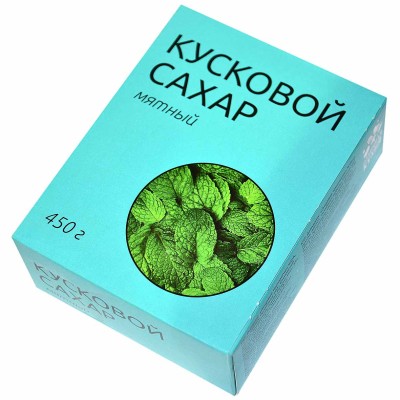 Сахар Отличная кухня  Мята кусковой 450гр к/у