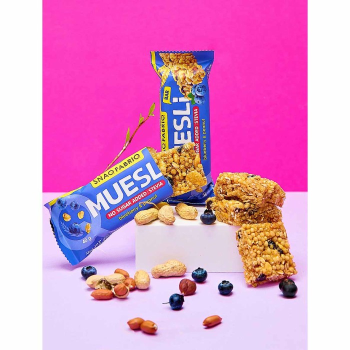 Батончик-мюсли Snaq Fabriq blueberry-peanut 40гр м/у