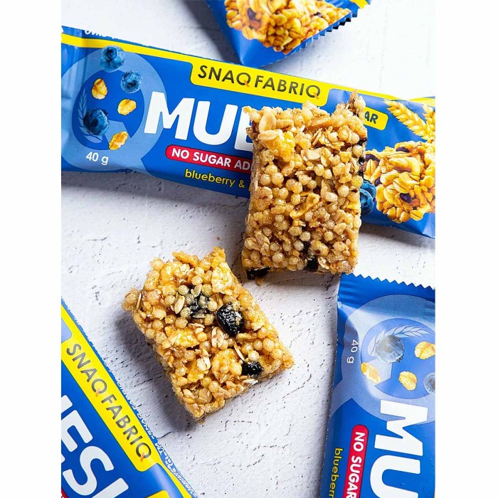 Батончик-мюсли Snaq Fabriq blueberry-peanut 40гр м/у