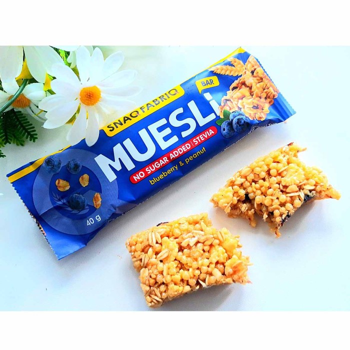 Батончик-мюсли Snaq Fabriq blueberry-peanut 40гр м/у