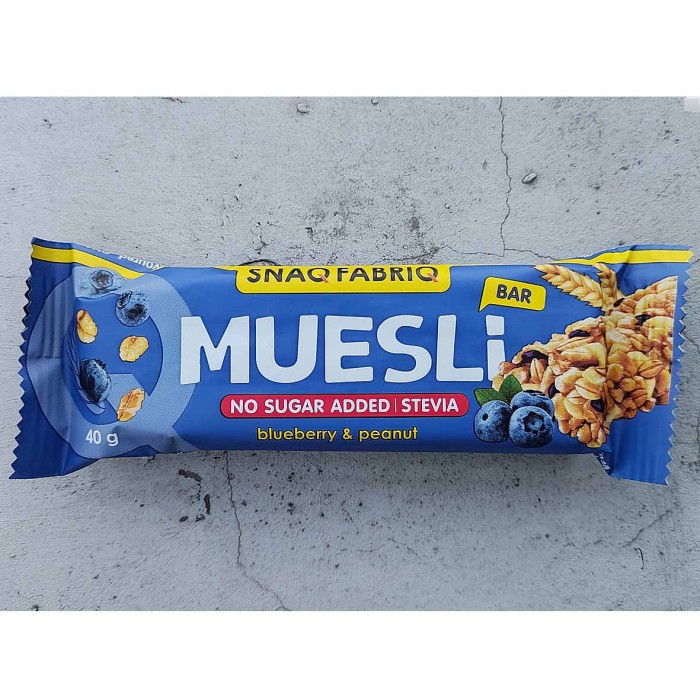 Батончик-мюсли Snaq Fabriq blueberry-peanut 40гр м/у
