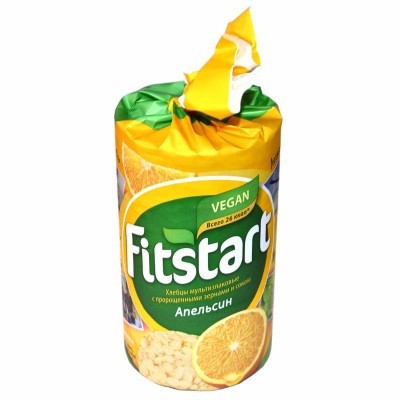 Хлебцы Fitstart апельсин 100гр м/у