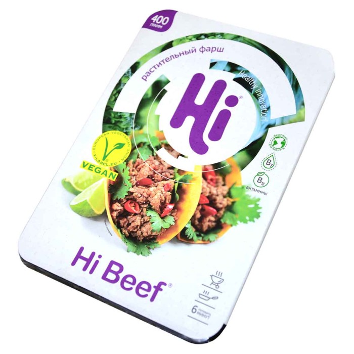 Фарш Hi Beef растительный 400гр лоток