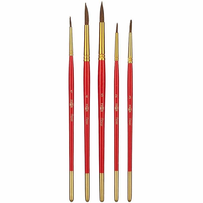 Набор кистей Гамма пони 5шт арт230818