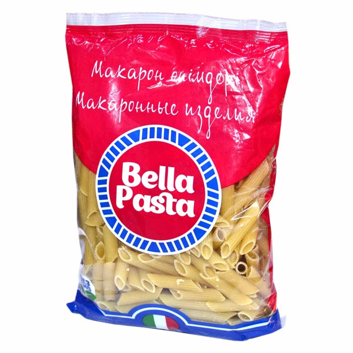 Макароны Bella pasta перья 400гр м/у