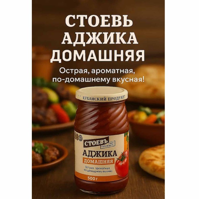 Аджика Стоевъ Домашняя 500гр ст/б