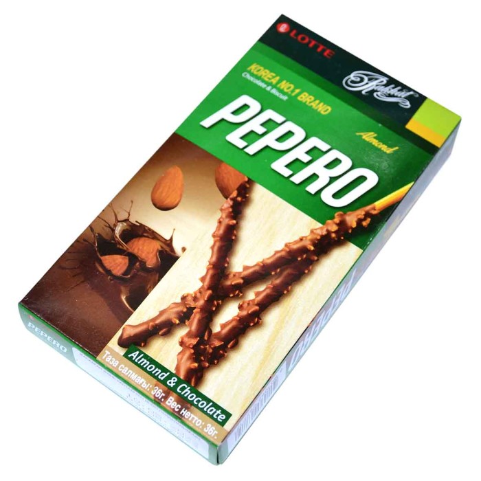 Печенье Pepero Almond 36гр к/у