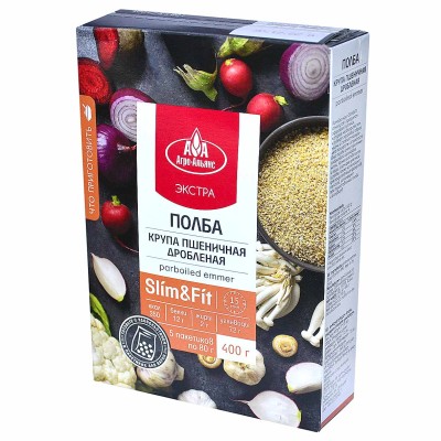 Крупа полба Агро-Альянс колотая 5*80гр к/у